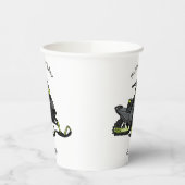 Darstellung des Cartoon Snowmobile Pappbecher (Links)