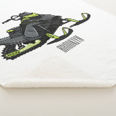 Darstellung des Cartoon Snowmobile Sherpadecke (3/4)