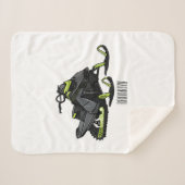 Darstellung des Cartoon Snowmobile Sherpadecke (Vorderseite (Horizontal))