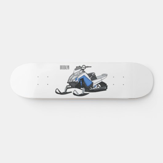 Darstellung des Cartoon Snowmobile Skateboard (Horizontal)