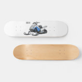 Darstellung des Cartoon Snowmobile Skateboard (Horizontal)