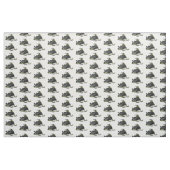 Darstellung des Cartoon Snowmobile Stoff (Fat Quarter (45,7 x 55,9 cm))