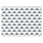 Darstellung des Cartoon Snowmobile Tischdecke (Vorderseite (Horizontal))