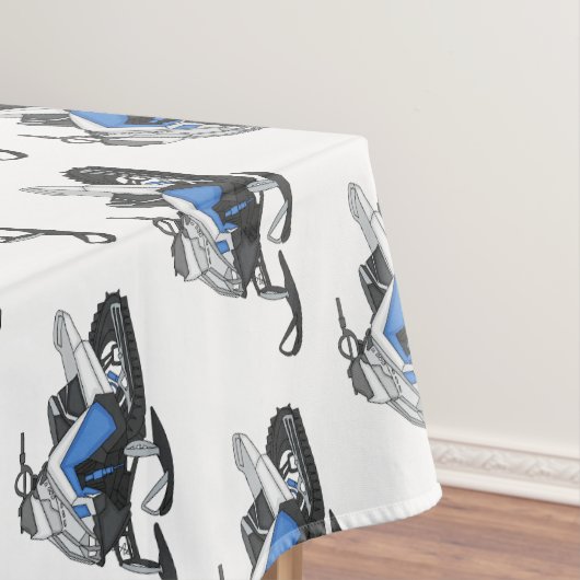 Darstellung des Cartoon Snowmobile Tischdecke (Beispiel)