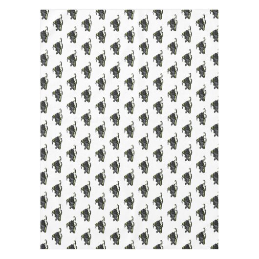 Darstellung des Cartoon Snowmobile Tischdecke (Vorderseite)