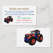 Darstellung des Cartoon Visitenkarte (Vorne/Hinten)