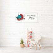Darstellung des Cartoon von Bettfischen Banner (Insitu)
