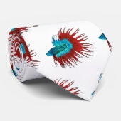 Darstellung des Cartoon von Bettfischen Krawatte (Gerollt)