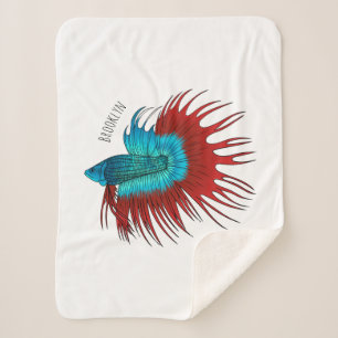 Darstellung des Cartoon von Bettfischen Sherpadecke