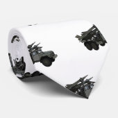 Darstellung des Cartoon von Flugkörpern Krawatte (Gerollt)