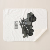 Darstellung des Cartoon von Flugkörpern Sherpadecke (Vorderseite (Horizontal))