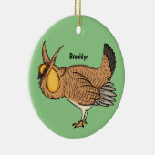 Darstellung des Cartoon von Großzügelgeflügel Keramik Ornament (Rechts)