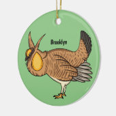 Darstellung des Cartoon von Großzügelgeflügel Keramik Ornament (Links)