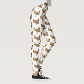 Darstellung des Cartoon von Großzügelgeflügel Leggings (Rechts)