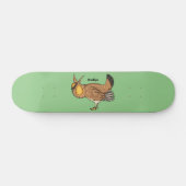Darstellung des Cartoon von Großzügelgeflügel Skateboard (Horizontal)