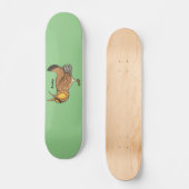 Darstellung des Cartoon von Großzügelgeflügel Skateboard (Vorderseite)