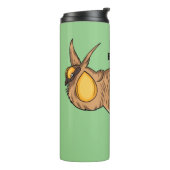 Darstellung des Cartoon von Großzügelgeflügel Thermosbecher (Nach links gedreht)