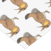 Darstellung des Cartoon von Großzügelgeflügel Tischdecke (Schrägansicht)