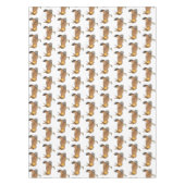 Darstellung des Cartoon von Großzügelgeflügel Tischdecke (Vorderseite)