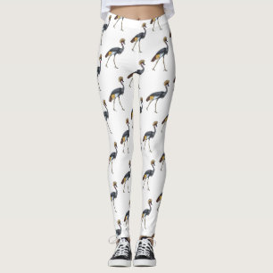 Darstellung des Cartoon von Kranichkranichen  Leggings