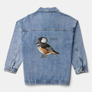 Darstellung des Cartoon von Meervögeln Jeansjacke