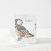 Darstellung des Cartoon von Meervögeln Mattglastasse (Vorderseite Links)