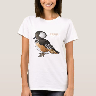 Darstellung des Cartoon von Meervögeln T-Shirt