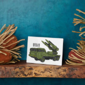 Darstellung des Cartoon von Militärraketen Fotoplatte (Seite)