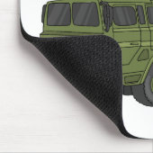 Darstellung des Cartoon von Militärraketen Mousepad (Ecke)