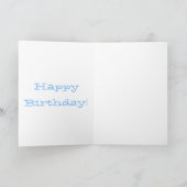 Darstellung des Cartoon von niedlichen Mantarochen Karte (Innenseite)