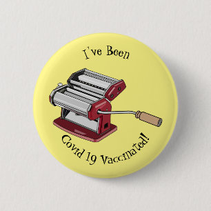 Darstellung des Cartoon von Pasta Maker Button