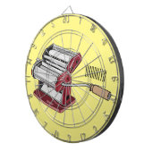 Darstellung des Cartoon von Pasta Maker Dartscheibe (Vorderseite rechts)