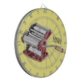 Darstellung des Cartoon von Pasta Maker Dartscheibe (Vorderseite Links)