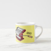 Darstellung des Cartoon von Pasta Maker Espressotasse (Rechts)