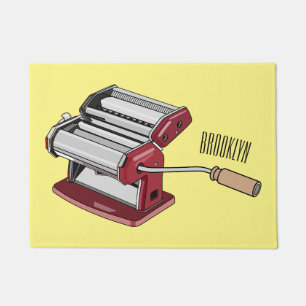 Darstellung des Cartoon von Pasta Maker Fußmatte