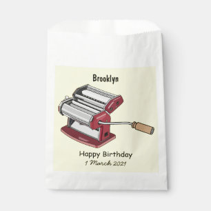 Darstellung des Cartoon von Pasta Maker Geschenktütchen