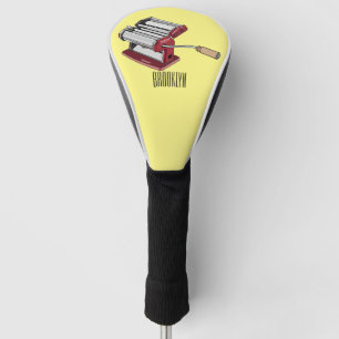 Darstellung des Cartoon von Pasta Maker Golf Headcover