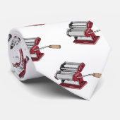 Darstellung des Cartoon von Pasta Maker Krawatte (Gerollt)