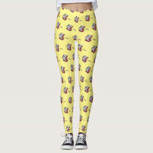 Darstellung des Cartoon von Pasta Maker Leggings