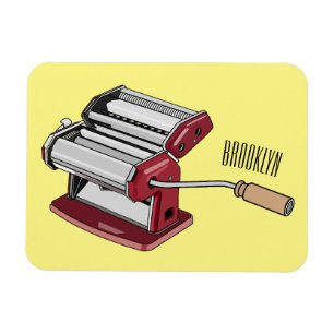 Darstellung des Cartoon von Pasta Maker Magnet