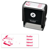 Darstellung des Cartoon von Pasta Maker Permastempel (Beispiel)