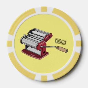 Darstellung des Cartoon von Pasta Maker Pokerchips
