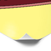 Darstellung des Cartoon von Pasta Maker Poster (Ecke)