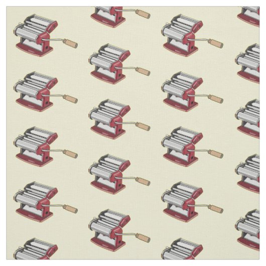 Darstellung des Cartoon von Pasta Maker Stoff (Muster)
