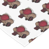 Darstellung des Cartoon von Rüben Kurzer Tischläufer (Ecke)