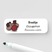 Darstellung des Cartoon von Rüben Namensschild (Beispiel)