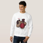 Darstellung des Cartoon von Rüben Sweatshirt (Vorne ganz)