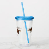 Darstellung des Cartoon von Schweinegrost/Schweine Acryltrinkbecher (Links)