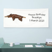 Darstellung des Cartoon von Schweinegrost/Schweine Banner (Messe)