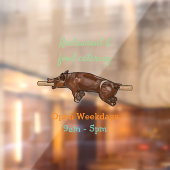 Darstellung des Cartoon von Schweinegrost/Schweine Fensteraufkleber (Blatt 2)